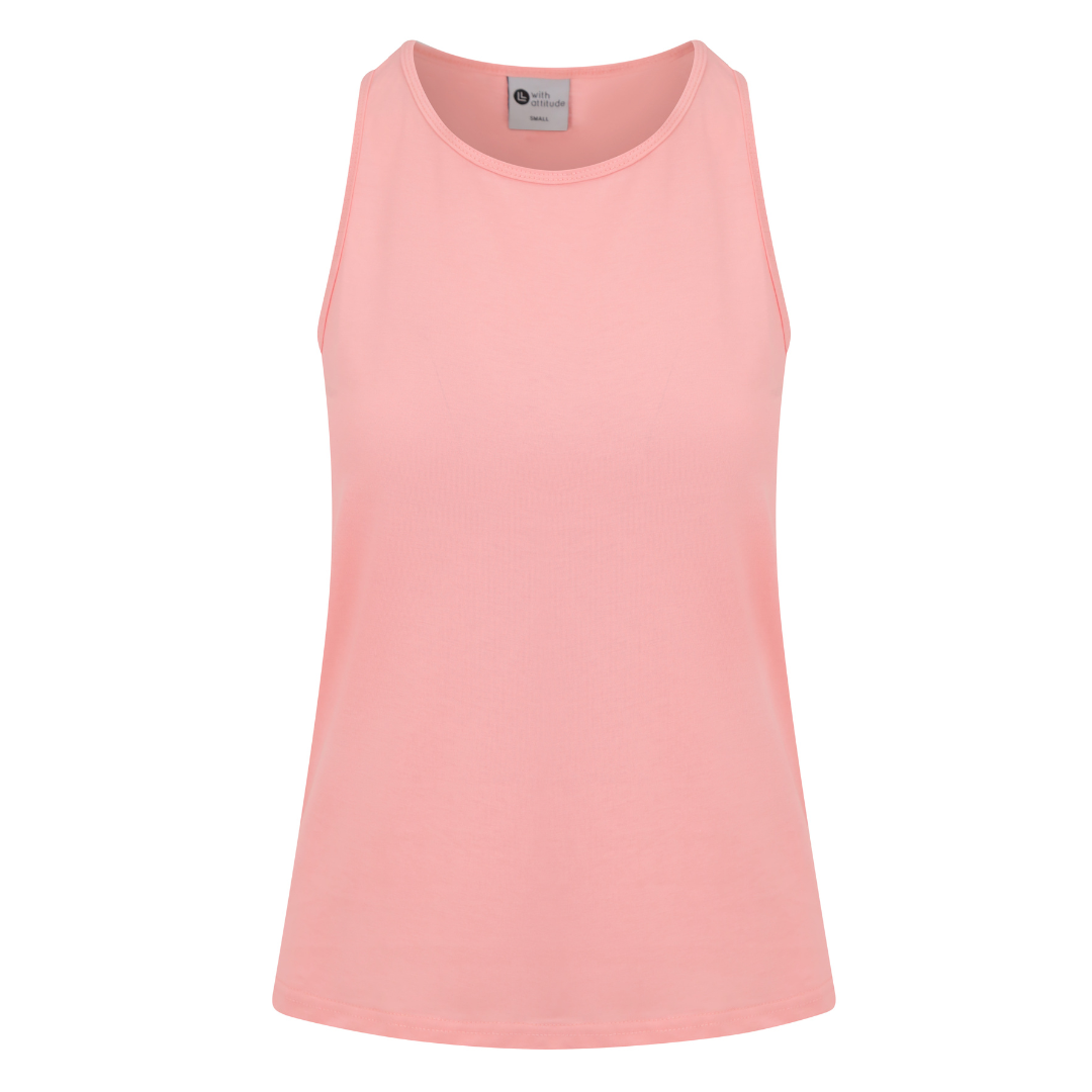 Essential Cotton Tank - Pink – With Attitude Activewear